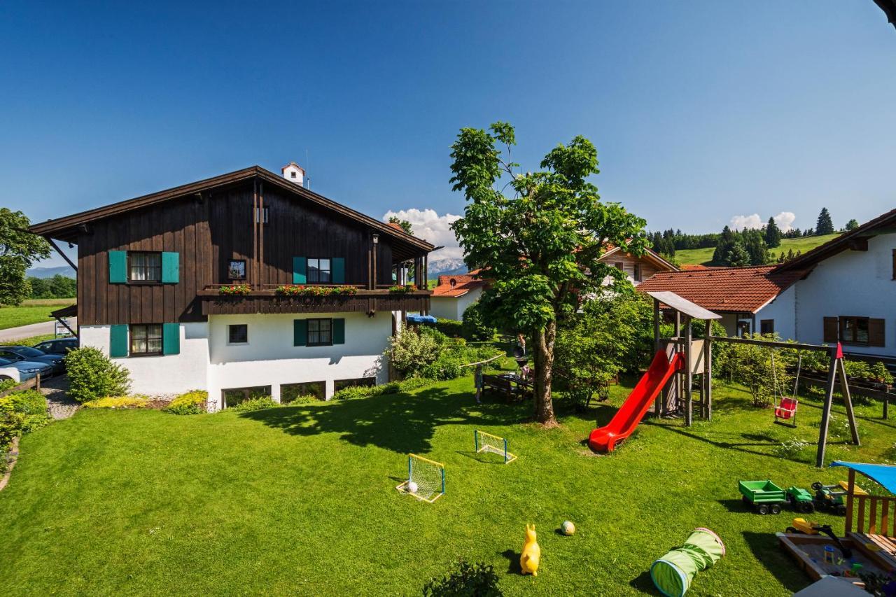 Allgaeu Ferienhaus Strobel Roßhaupten Exterior foto